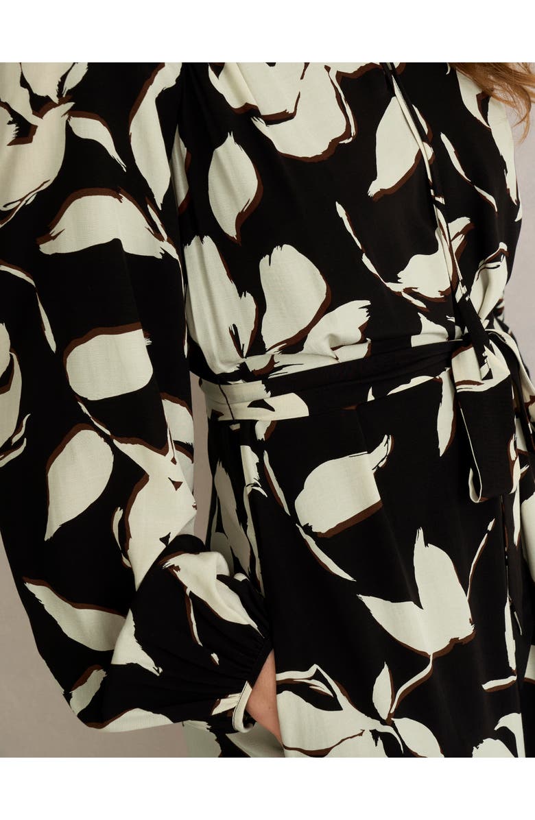 HOBBS LONDON Evelyn Dress, Alternate, color, Black Sandstone