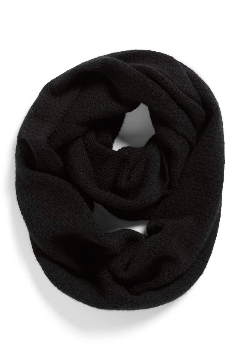 Halogen<sup>®</sup> Pointelle Knit Wool & Cashmere Infinity Scarf, Main, color, 
