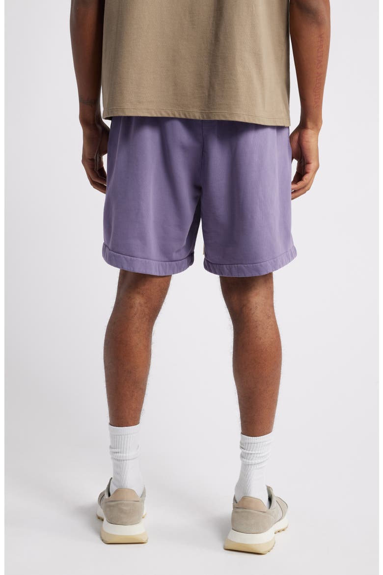 Gender Inclusive Heavy Cotton Fleece Soccer Shorts, Alternate, color, LAVENDER