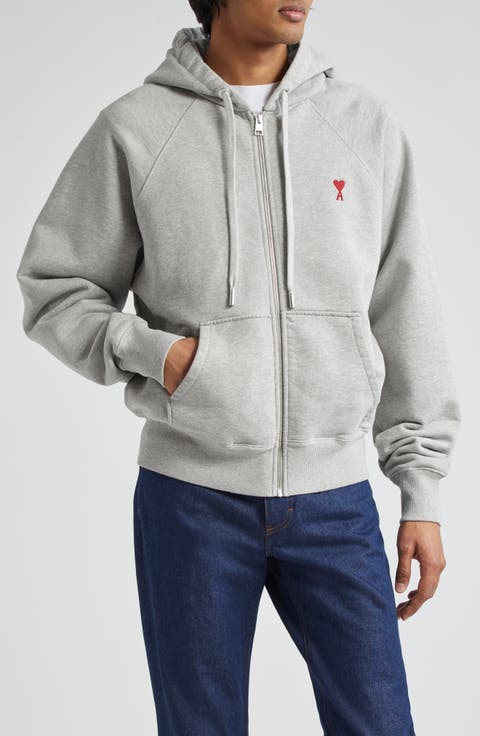 Ami de Coeur Logo Embroidered Zip Hoodie