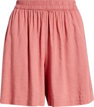 Nordstrom Pull-On Linen Blend Shorts