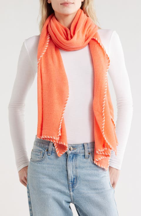 Whipstitch Trim Scarf