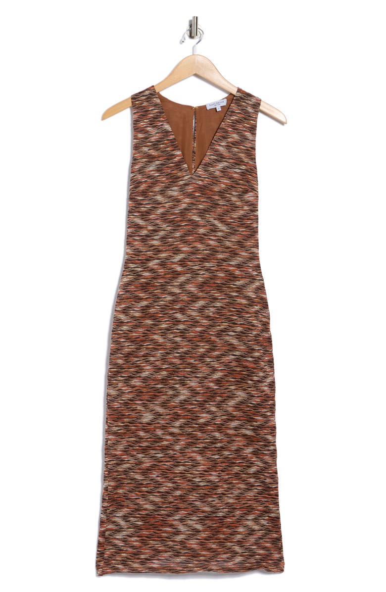 Ramy Brook Sheila Sleeveless Midi Dress, Alternate, color, Caramel Combo