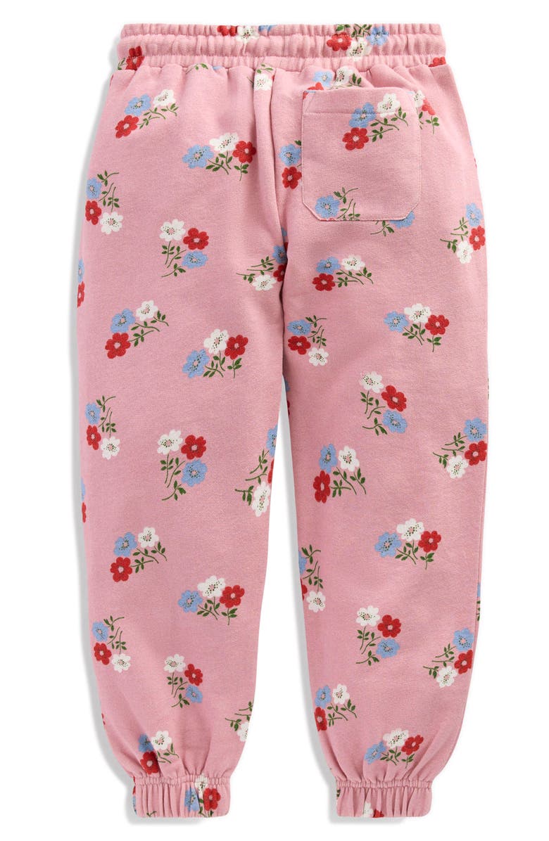 Mini Boden Kids' Print Cotton Joggers, Alternate, color, Hotchpotch Floral