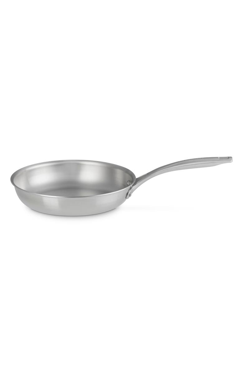 Le Creuset 9.5-Inch Essential Stainless Steel Frying Pan, Main, color, Stainless Steel