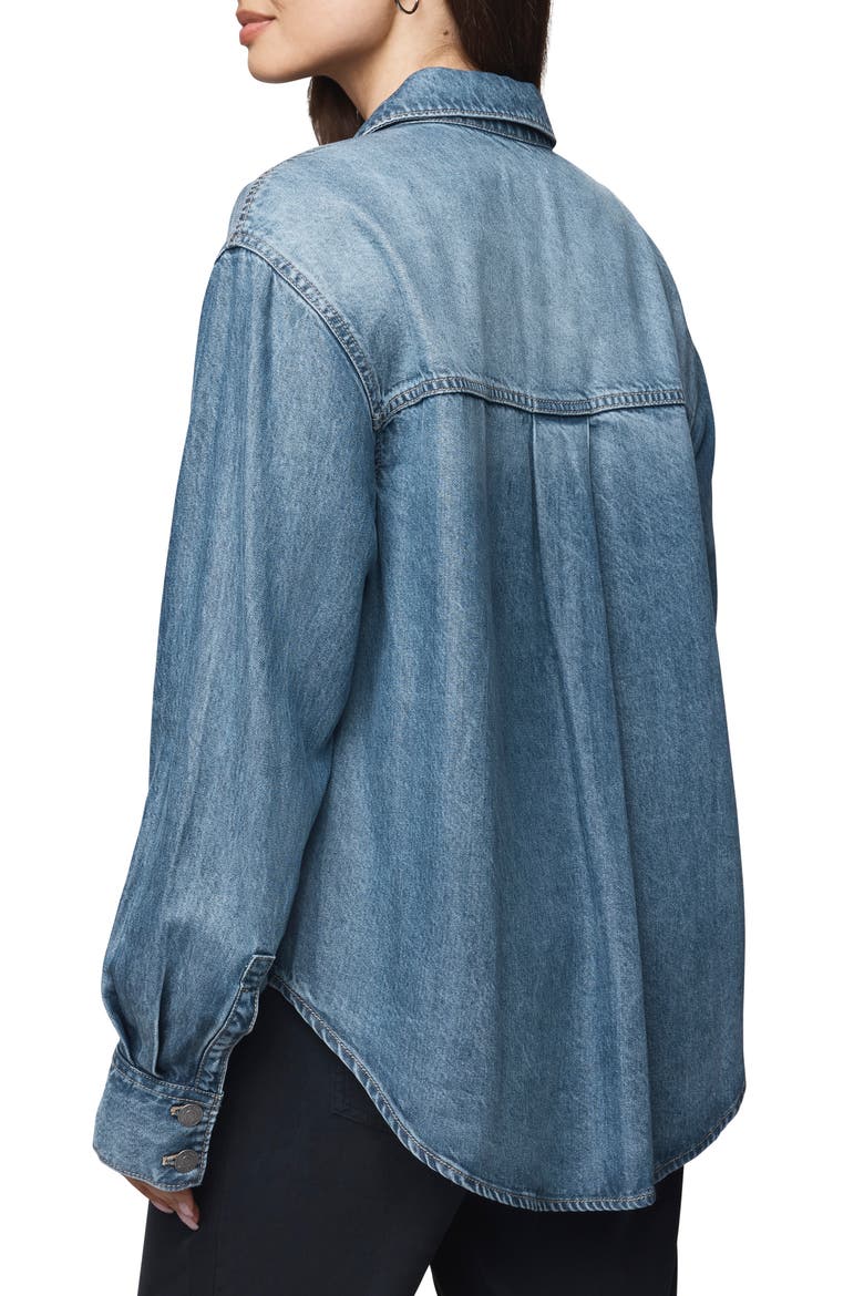 Denim Shacket, Alternate, color, INDIGO