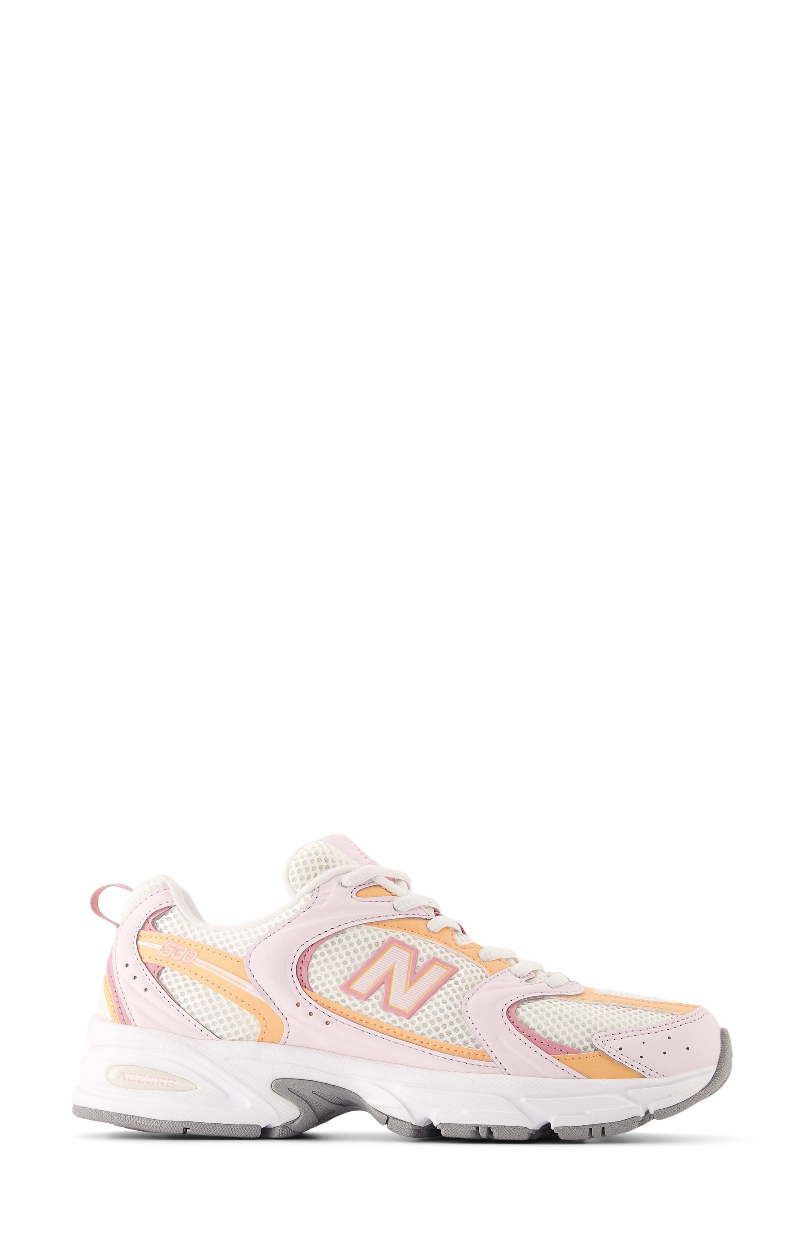Gender Inclusive 530 Sneaker, Alternate, color, DRIED ORANGE/ PINK GRANITE