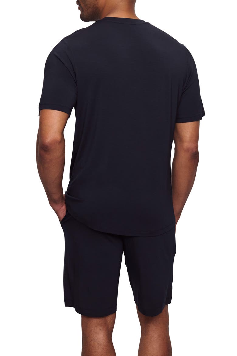 Henry Stretch Tencel® Modal Short Pajamas, Alternate, color, BLACK