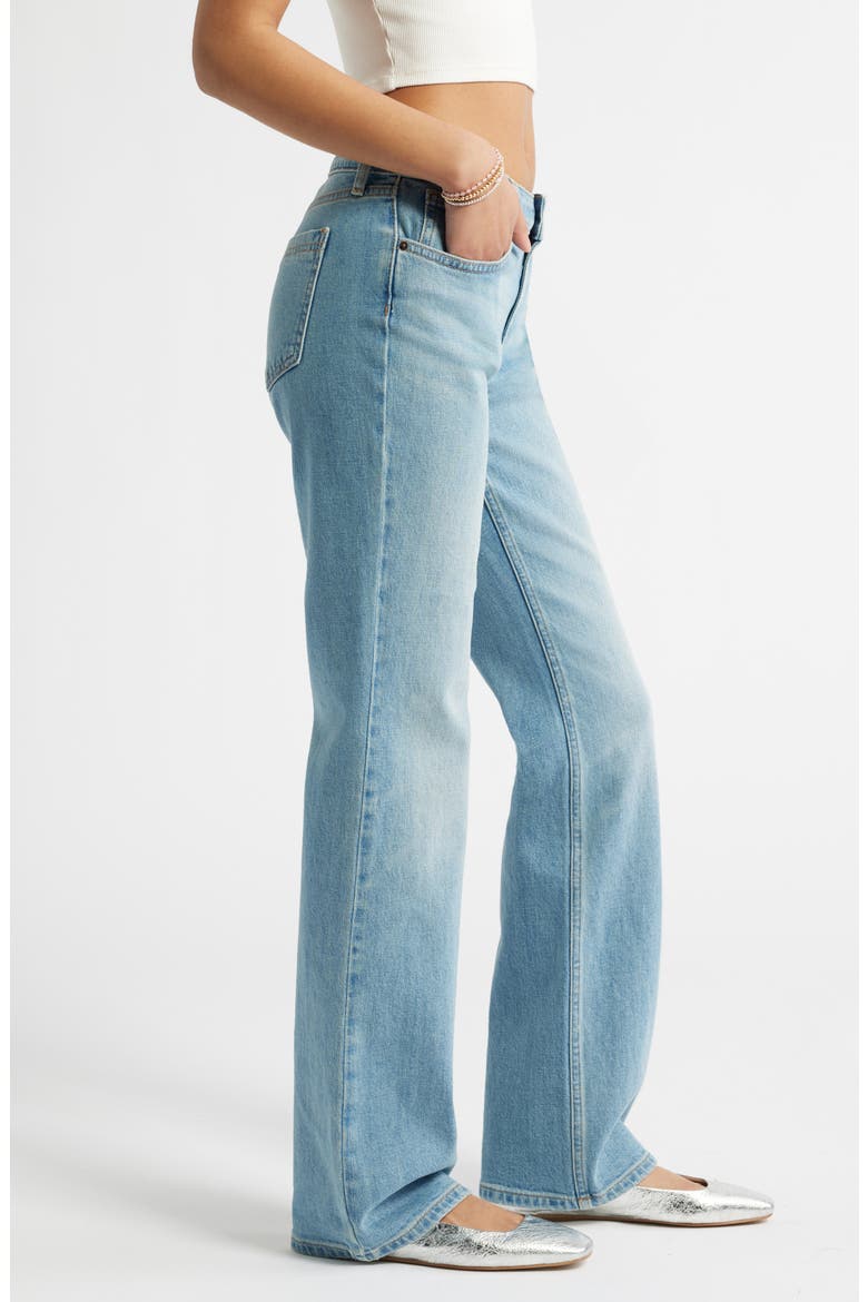 Low Rise Bootcut Jeans, Alternate, color, PRESLEY BLUE TINT WASH