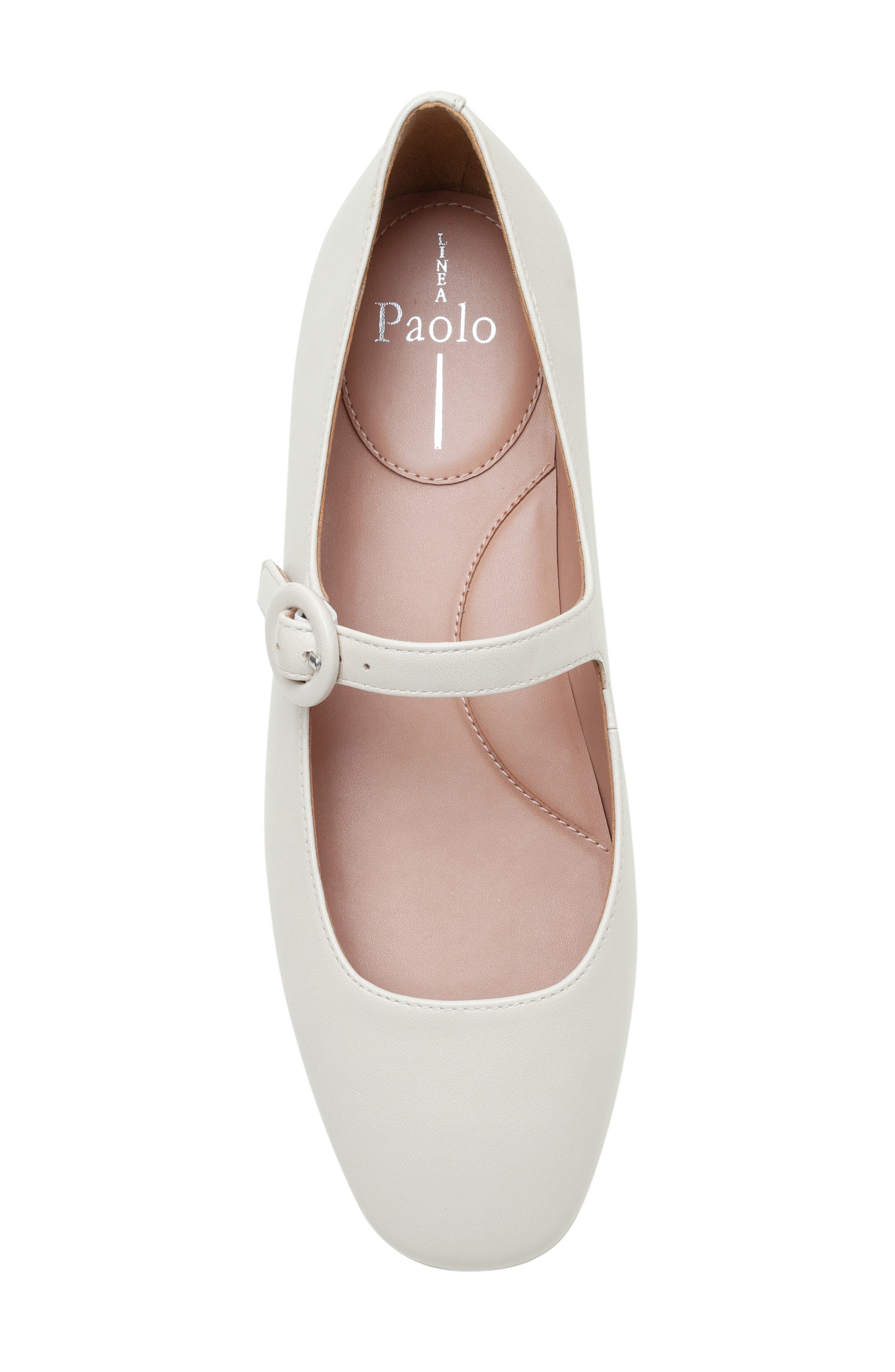 Linea Paolo Marley Mary Jane Flat, Alternate, color, Cream