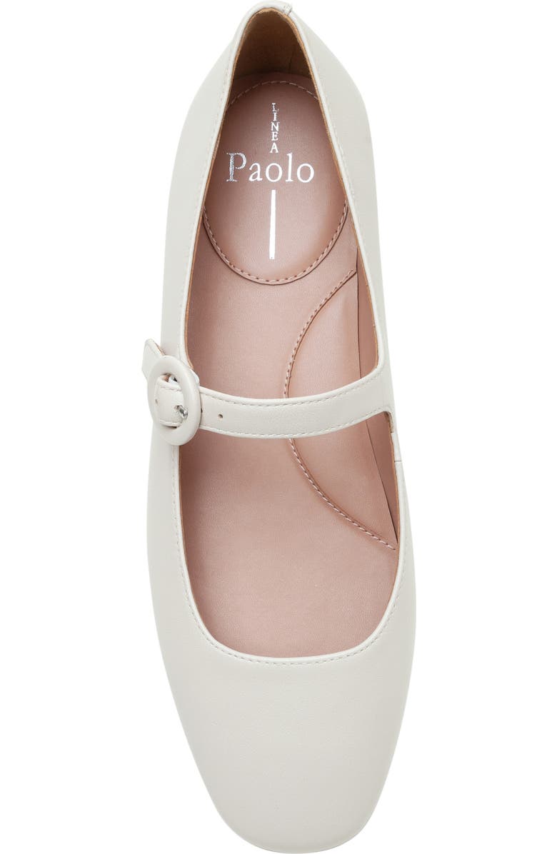 Linea Paolo Marley Mary Jane Flat, Alternate, color, Cream