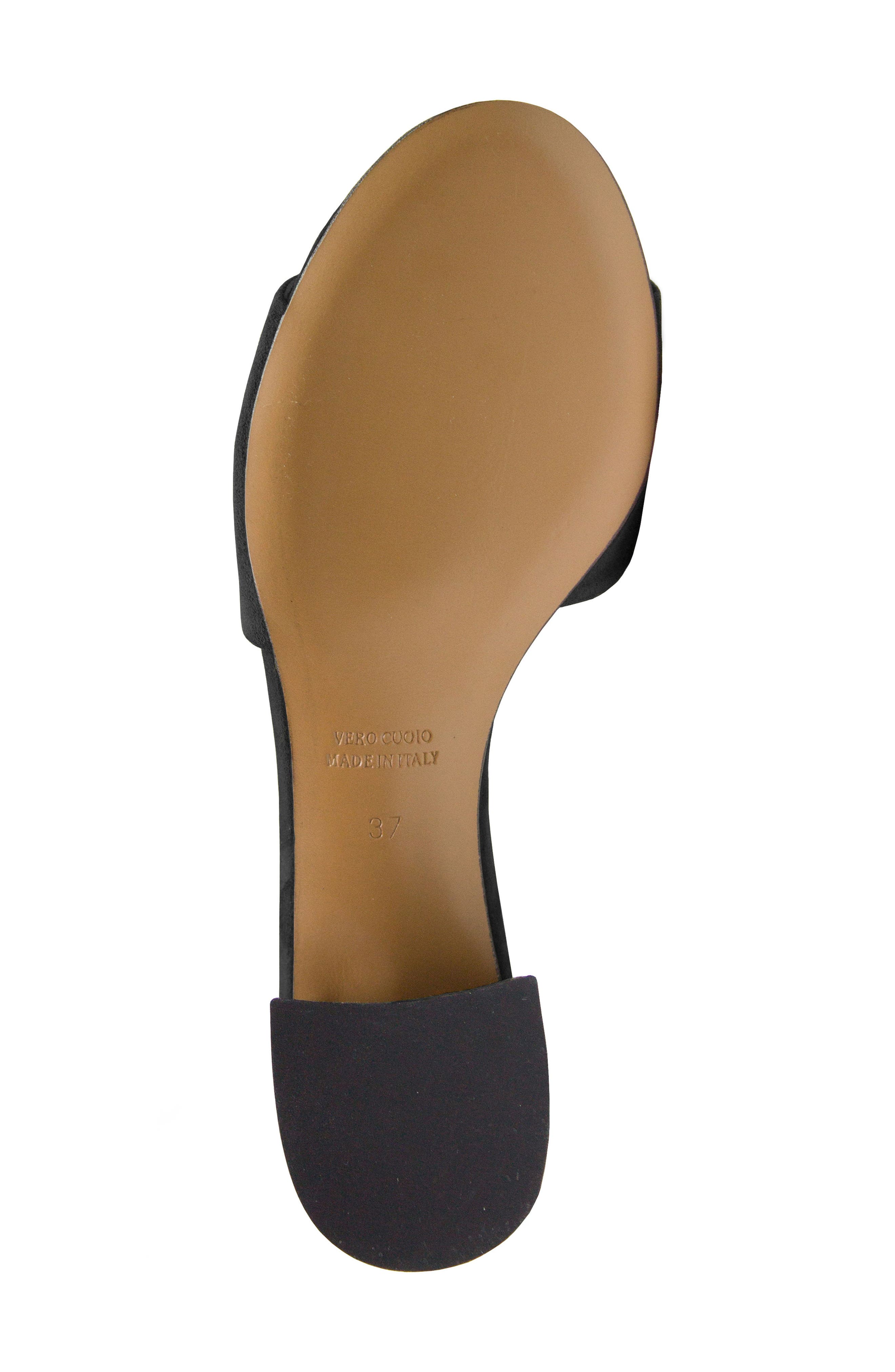 Ariella Beaded Slide Mule, Alternate, color, BLACK SUEDE
