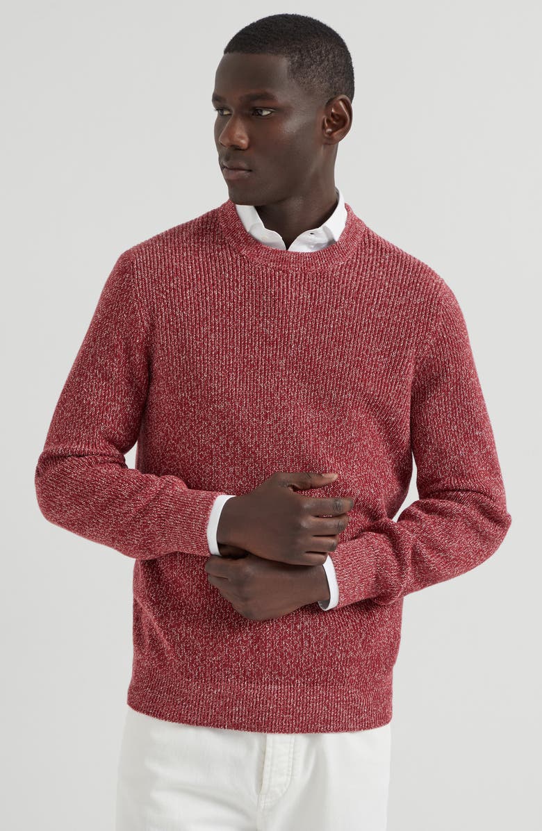 Brunello Cucinelli Chiné sweater, Alternate, color,