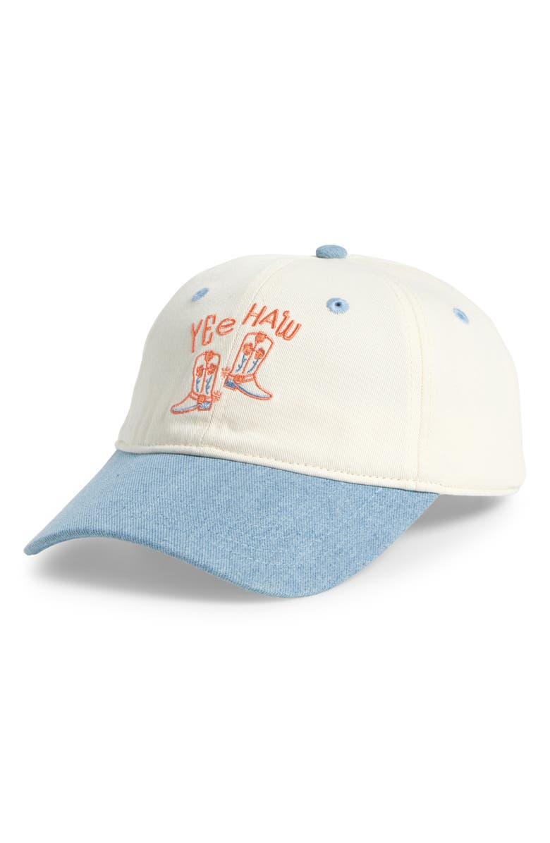 FRASIER STERLING Embroidered Boots Baseball Cap, Main, color, 