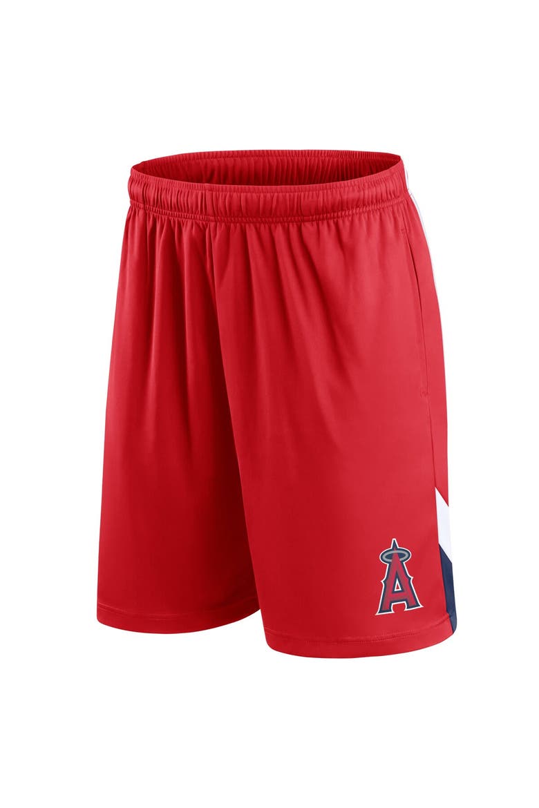 Men's Fanatics Branded Red Los Angeles Angels Slice Shorts, Alternate, color, Red