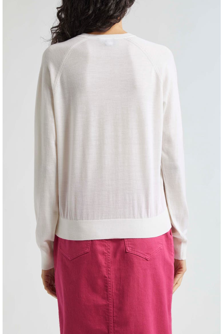 Rhinestone Lightweight Wool Sweater, Alternate, color, OFF WHITE