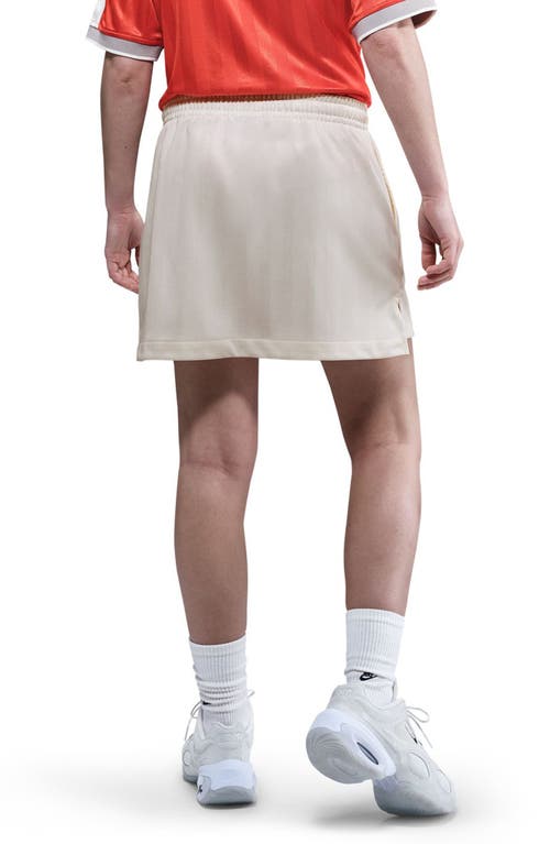 Nike Sportswear Jacquard Stripe Miniskirt In White