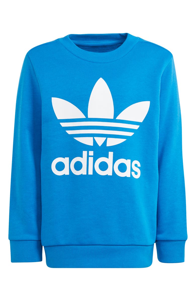 adidas Kids' Adicolor Lifestyle Graphic Sweatshirt & Joggers Set, Alternate, color, 