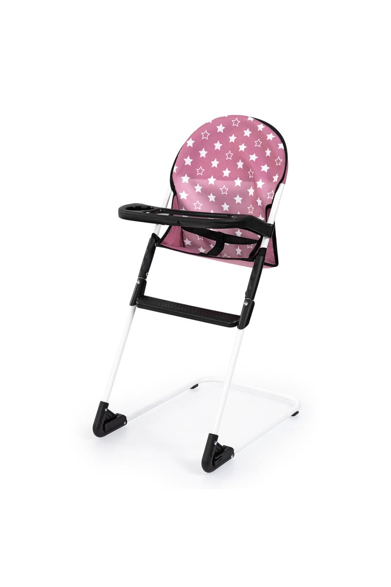 Cozy 3Piece Set Pram, Highchair & Bag For Dolls Up To 18 Inches, Alternate, color, Multicolored
