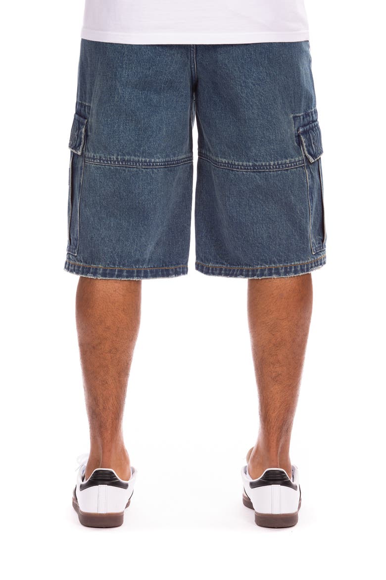 BB Hike Denim Cargo Shorts, Alternate, color, ARIES