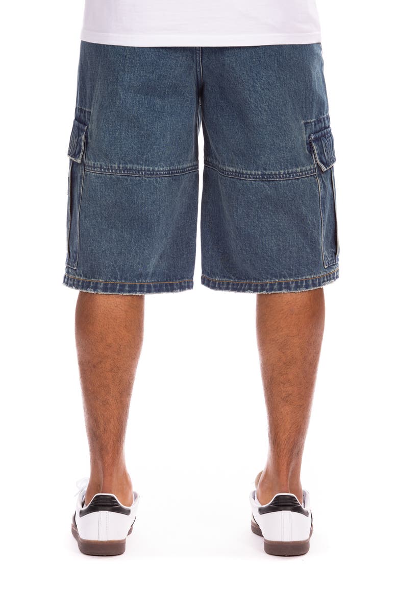 Billionaire Boys Club BB Hike Denim Cargo Shorts, Alternate, color, Aries