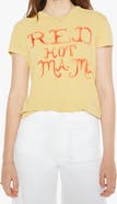 MOTHER The Sinful Short Sleeve Graphic T-Shirt
