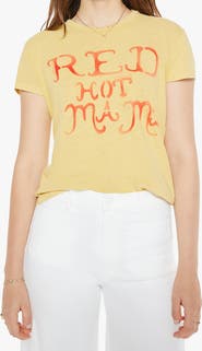 MOTHER The Sinful Short Sleeve Graphic T-Shirt