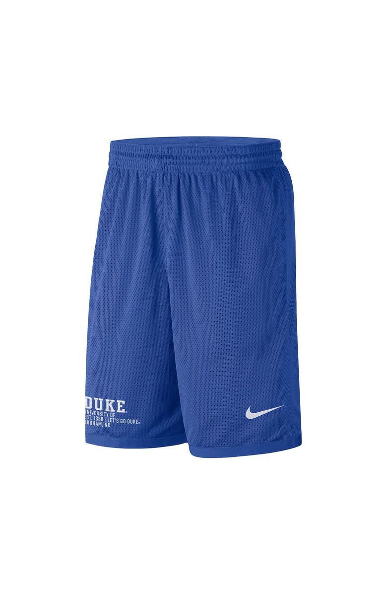 Nike Men's Nike Royal Duke Blue Devils Performance Mesh Shorts, Alternate, color, 