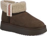 MIA Iceland Faux Shearling Platform Bootie