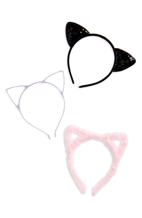 3-Piece Assorted Cat Ear Headbands