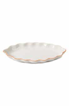 Le Marais Scalloped Porcelain Tray