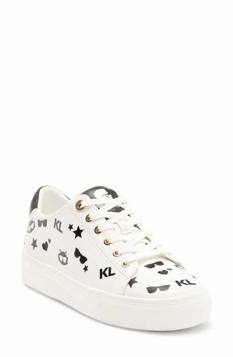 KARL LAGERFELD PARIS Cate Choupette Platform Sneaker