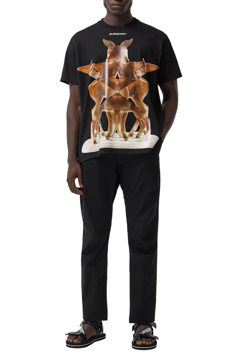 Burberry Elthorne Oversize Kaleidoscope Graphic Tee, Alternate, color,