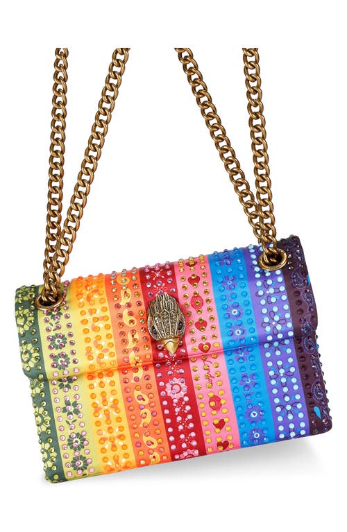 KURT GEIGER KURT GEIGER LONDON MINI KENSINGTON FABRIC CONVERTIBLE SHOULDER BAG