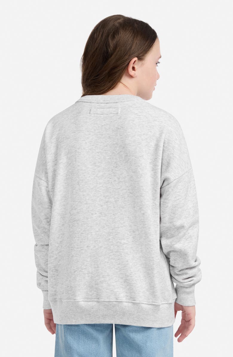 abercrombie kids Kids' I Heart Paris Fleece Graphic Sweatshirt, Alternate, color, Light Grey Heather