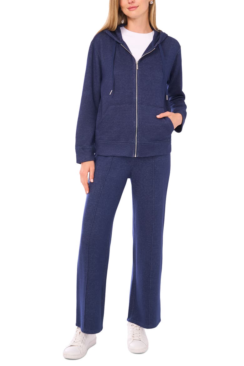 Zip Front Hoodie, Alternate, color, DUSK