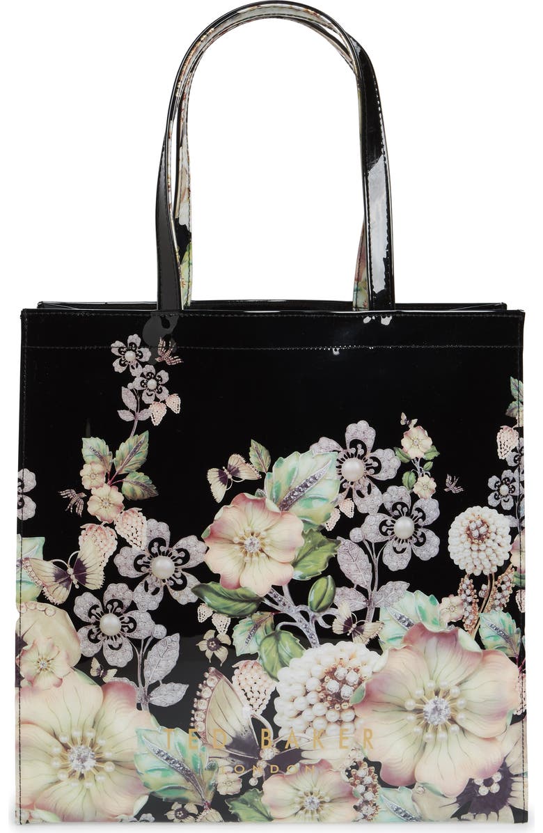 Ted Baker London Gem Gardens Large Icon Tote, Alternate, color,
