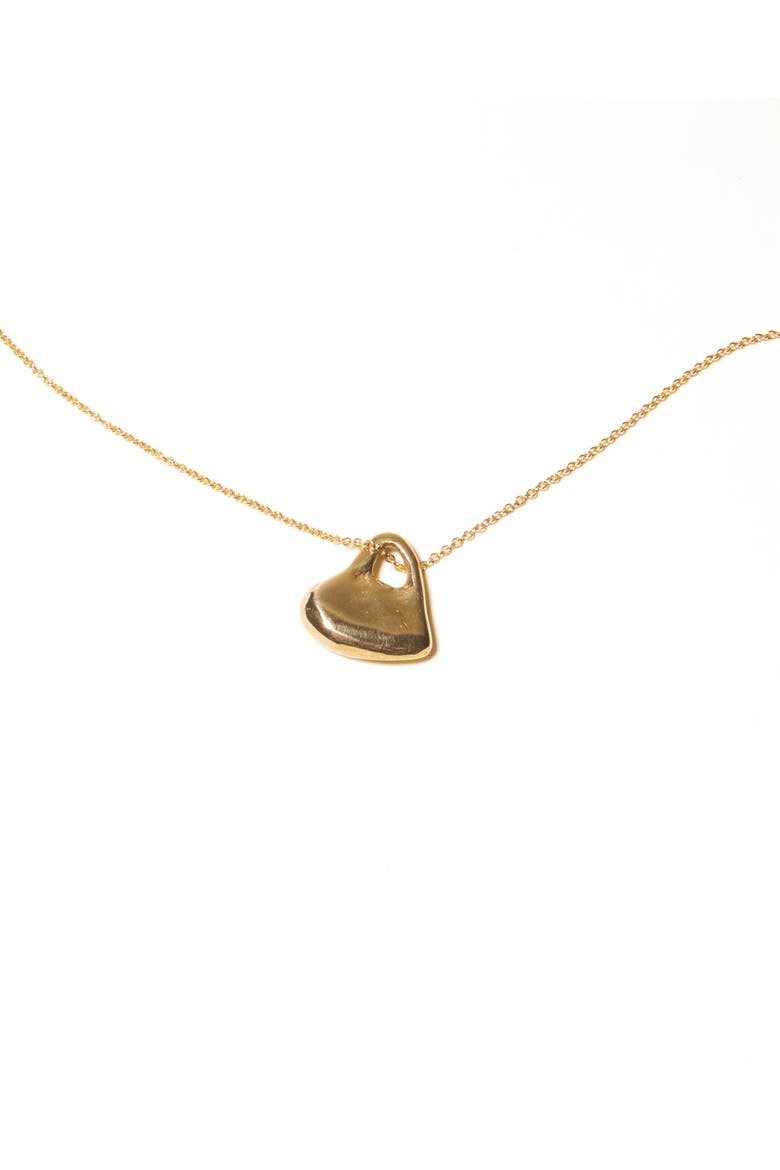 Apolline Necklace, Main, color, Brass