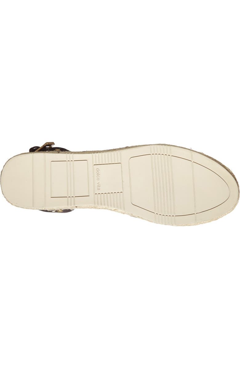 Dolce Vita 'Ceyla' Leather Ankle Strap Espadrille, Alternate, color,
