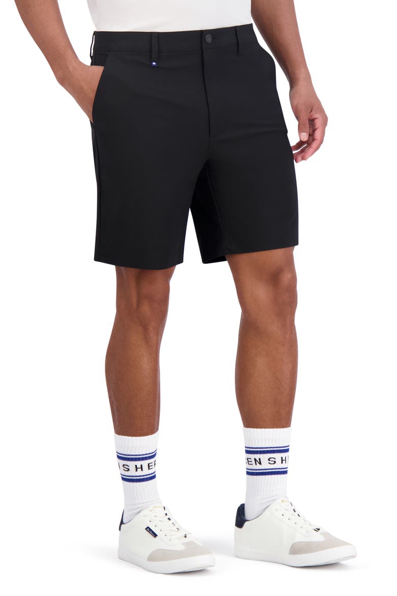 4-Way Stretch Tech Shorts, Alternate, color, BLACK