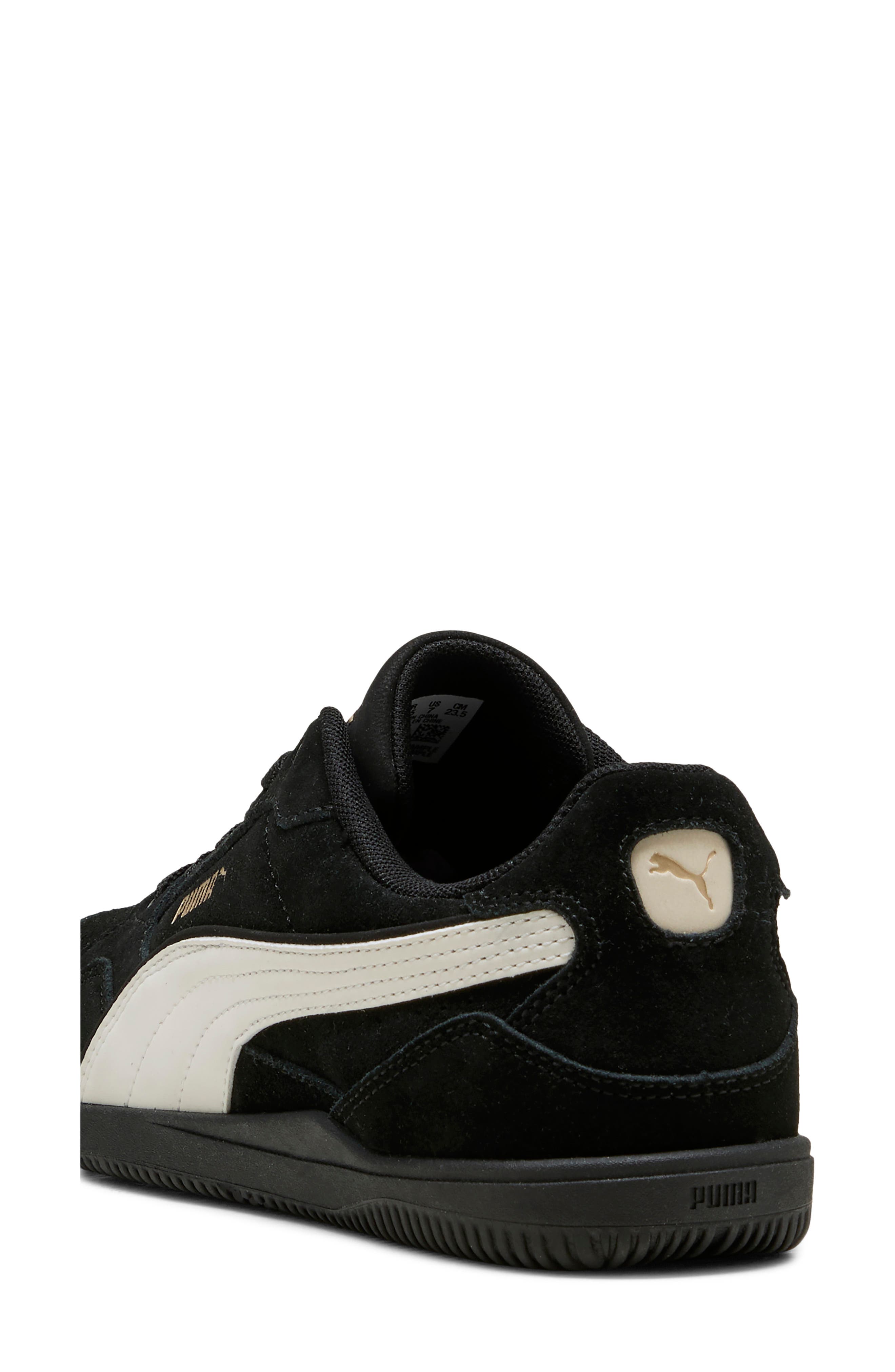 K-Moda Leather Sneaker, Alternate, color, PUMA BLACK/ WARM WHITE/ GOLD