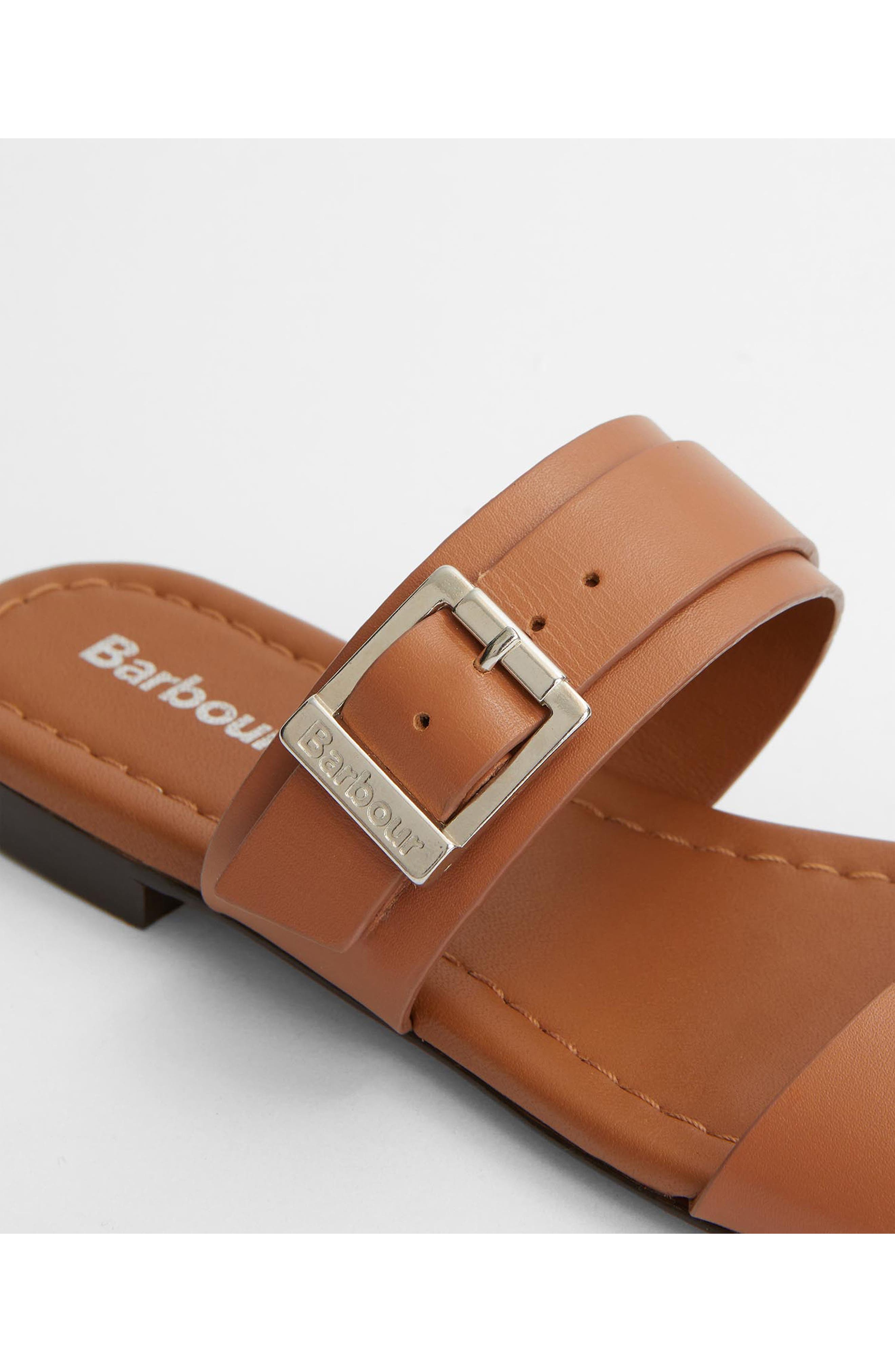 Barbour Louise Slide Sandal, Alternate, color, Tan