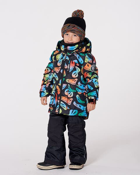 Two-Piece Play Snowsuit with Allover Jacket Smiley Face (Toddler & Little Kid)