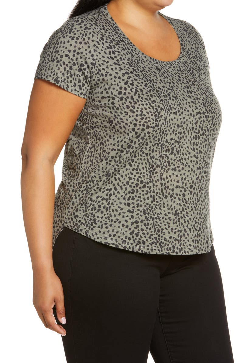 Vince Camuto Animal Print T-Shirt, Alternate, color, 