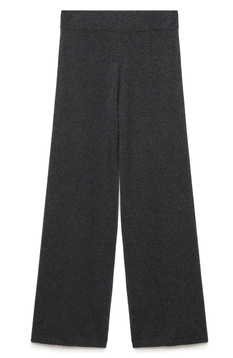 MANGO Cashmere Wide Leg Pants, Alternate, color, 