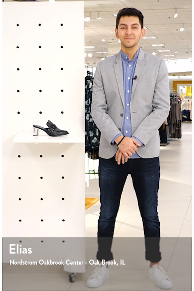 Dacy Logo Buckle Loafer Mule video
