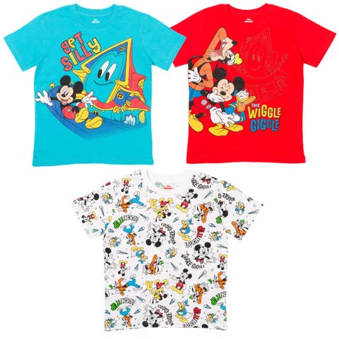 Mickey Mouse 3-Pack Short Sleeve T-Shirts