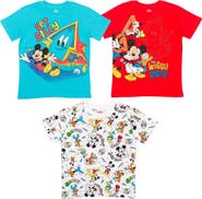 Disney Mickey Mouse 3-Pack Short Sleeve T-Shirts