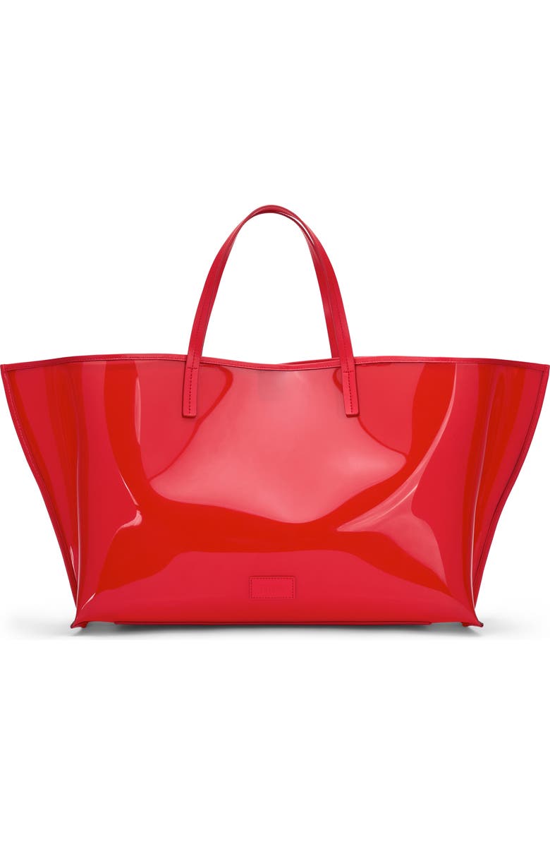 STAUD Large Christos Tote, Alternate, color, Red Rose