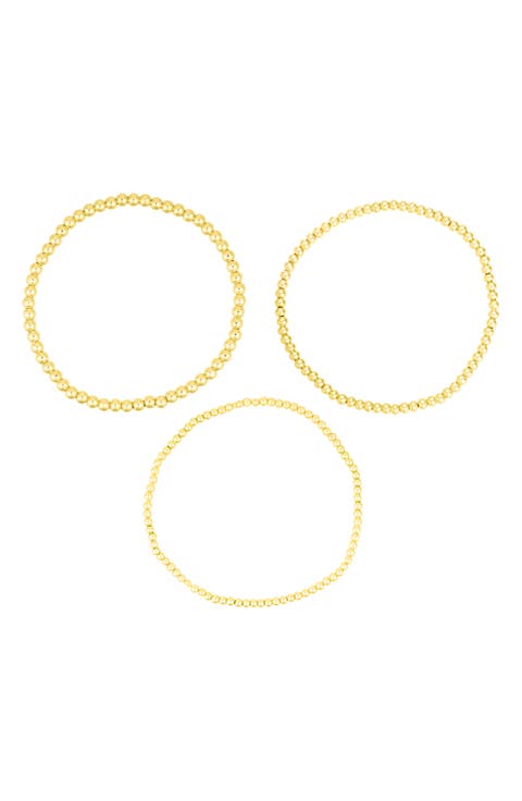 Set of 3 Stretch Ball Bracelets